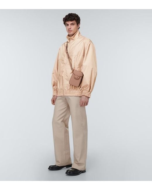 Valentino Natural Oversized Satin Jacket for men