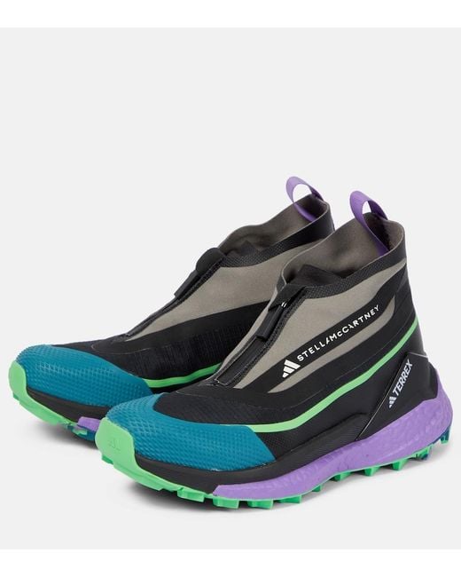 Adidas By Stella McCartney Blue X Terrex Free Hiker High-Top Sneakers