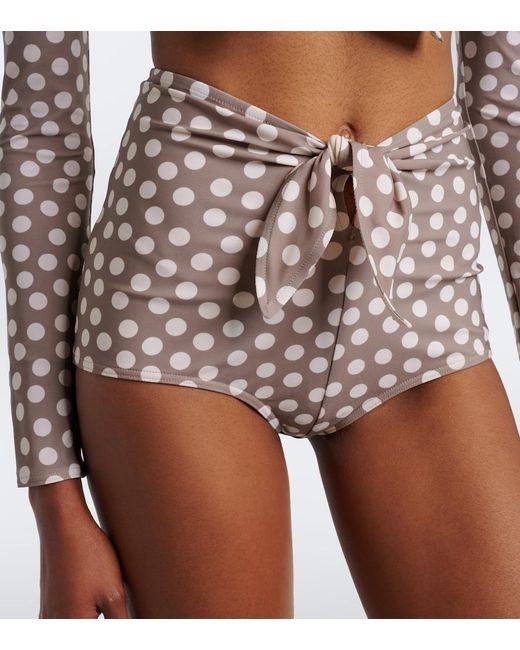 Alaïa Pink Polka-Dot Bikini