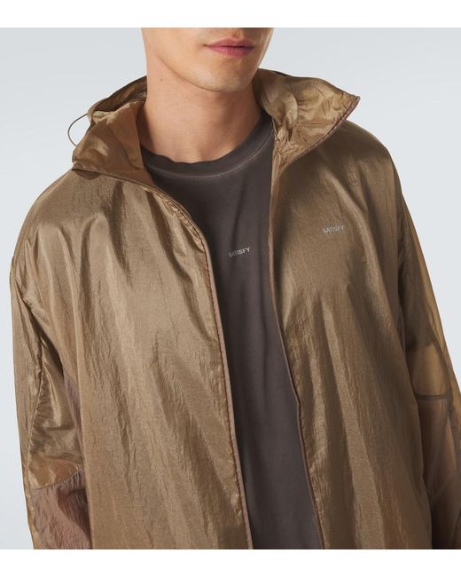 Chaqueta Con Capucha Satisfy de hombre de color Brown
