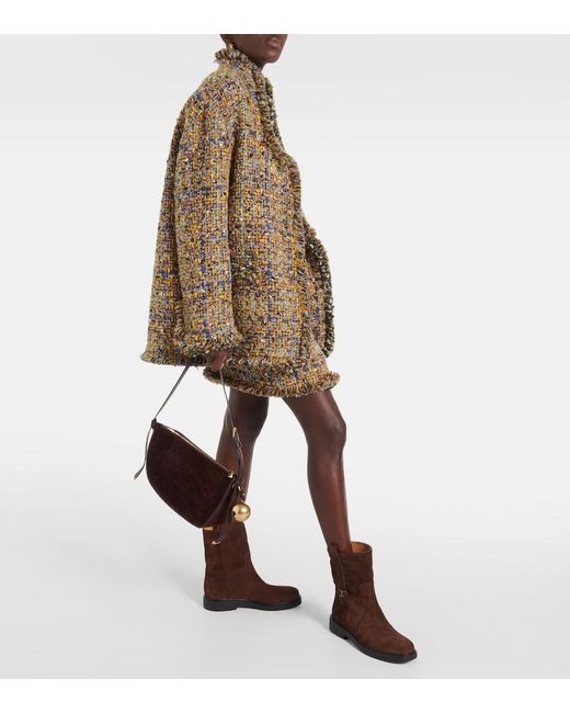 Tod's Brown Suede Ankle Boots