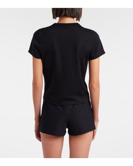 Gucci Black Cotton Jersey T-Shirt