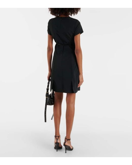 Vestido corto Voyou con cinturon Givenchy de color Black