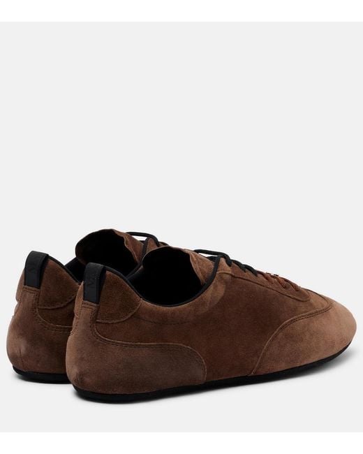 Max Mara Brown Suede Sneakers