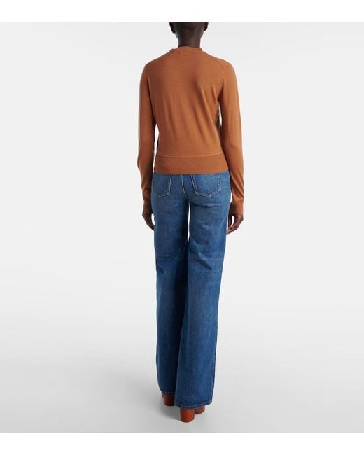 Chloé Brown Wool Sweater