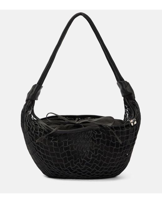 X Filt Bolso Fortune Croissant De Piel Lemaire de color Black