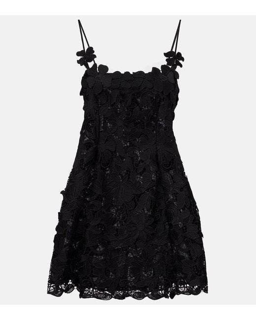 Blumarine Black Minikleid Aus Spitze