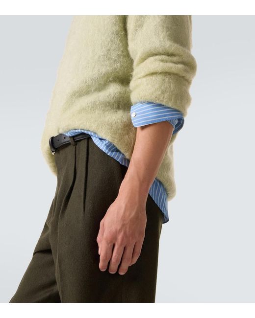 Pullover di Auralee in Natural da Uomo