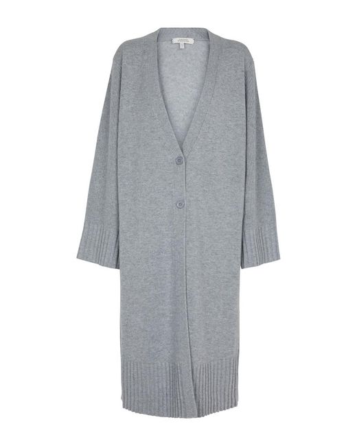 Dorothee Schumacher Gray Modern Statements Wool And Cashmere Cardigan