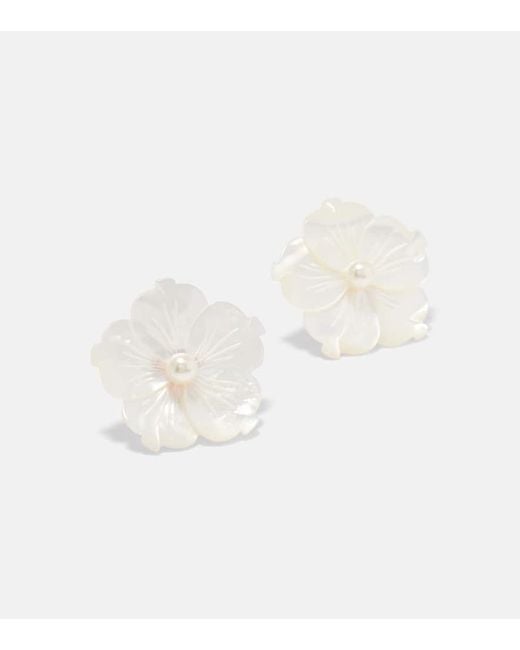 Boucles D'Oreilles Zia Jennifer Behr en coloris White