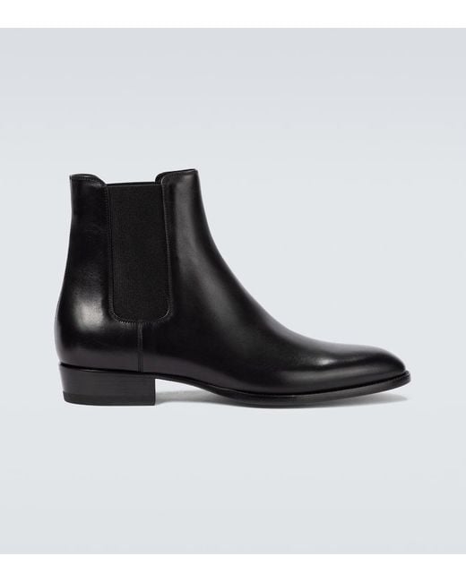 Saint Laurent Black Boots Shoes for men