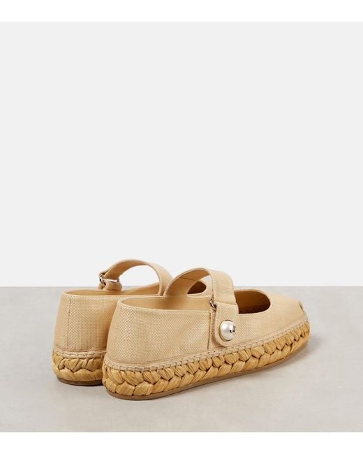 Jimmy Choo Natural Fayence Espadrilles