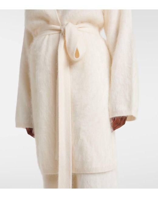 Cardigan Amina De Cachemir Lisa Yang de color White