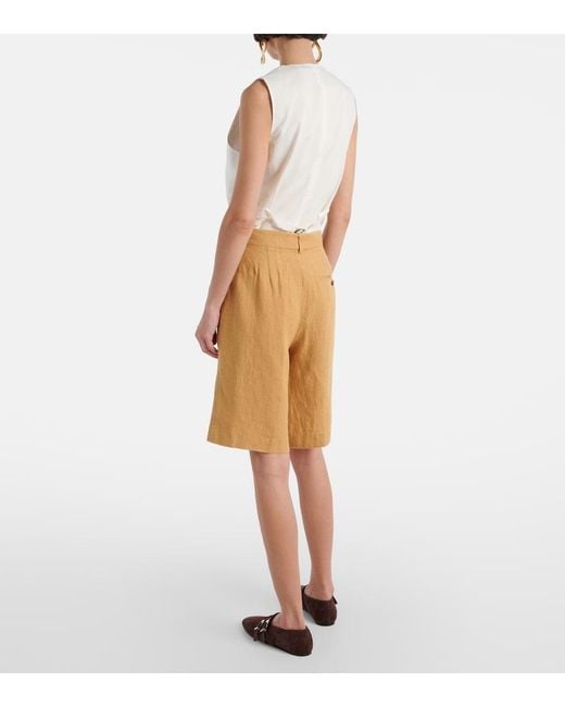 Polo Ralph Lauren Natural Linen Shorts