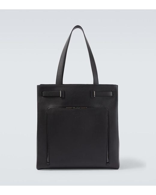 Christian Louboutin Black Kypipouch Leather Tote Bag for men