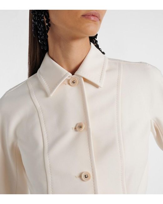 Max Mara Natural Peplum Jacket