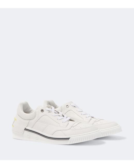 Fendi White Leather Sneakers for men