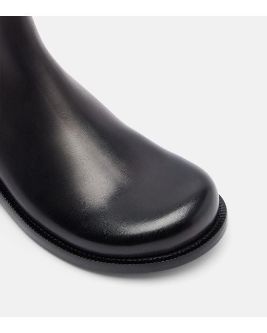 J.W. Anderson Black Chelsea Boots Aus Leder