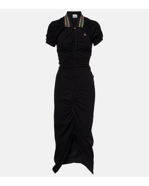 Vestido Pulling Orb De Algodon Vivienne Westwood de color Black