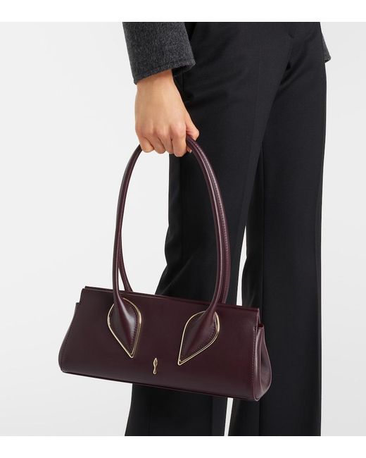 Christian Louboutin Black Venus Small Leather Tote Bag