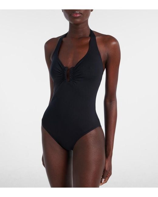 Eres Black Legendaire Halterneck Swimsuit