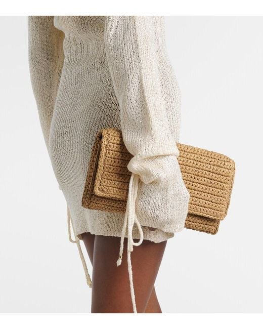Bananhot White Rory Sequined Knitted Minidress