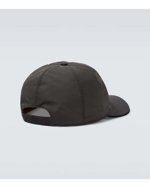 Gorra Bordada Zegna de hombre de color Black