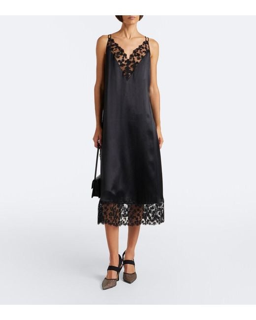 Fendi Black Colibri Embellished Mesh And Suede Pumps