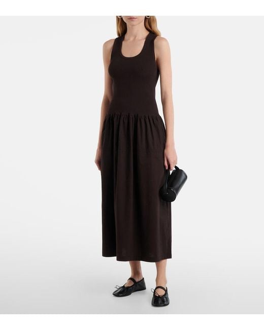 Proenza Schouler Black Glove Leather Mary Jane Flats