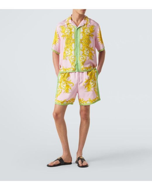 Camicia di Versace in Metallic da Uomo