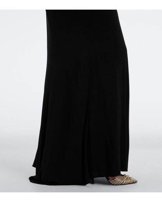 Elie Saab Black Draped Gown