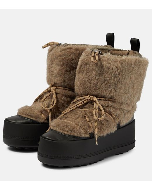 Max Mara Natural Schneestiefel