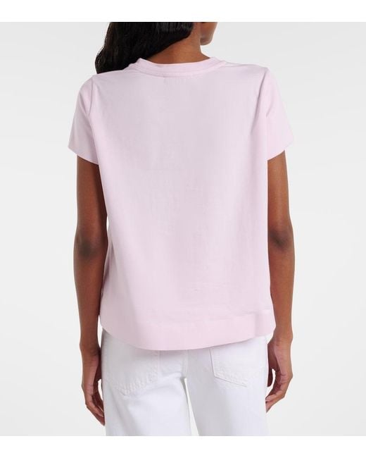 Dorothee Schumacher Pink All Time Favorites Cotton-Blend Jersey T-Shirt