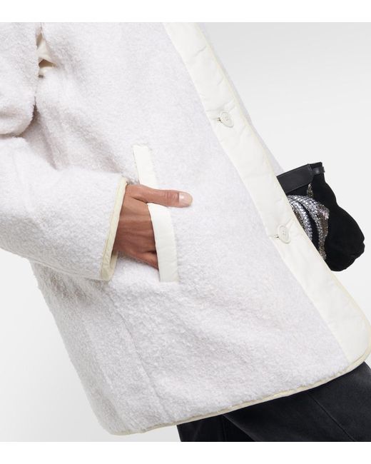 Isabel Marant White Himemma Fleece Jacket