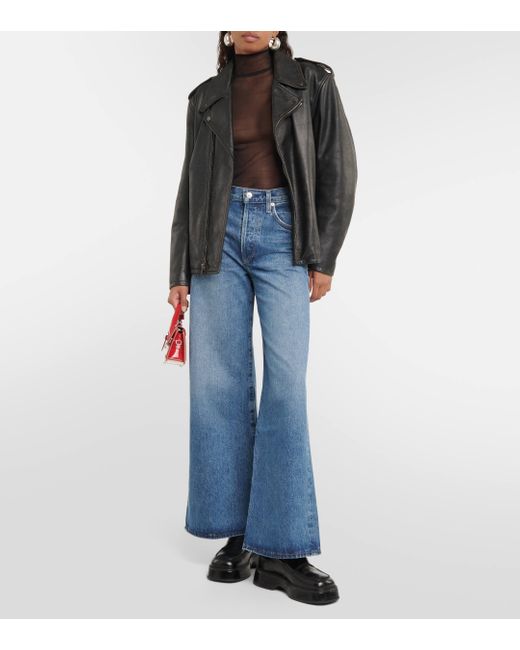 Jean bootcut Beverly a taille haute Citizens of Humanity en coloris Blue