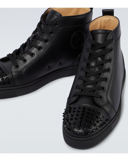 Louis Junior Spikes Sneakers in Black 