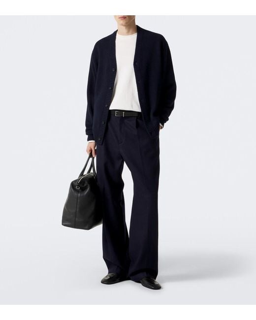 Lisa Yang Blue Fenris Cashmere Cardigan for men