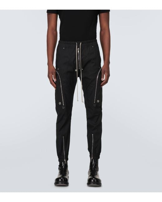 Pantalon de survetement Bauhaus en coton Rick Owens pour homme en coloris Black