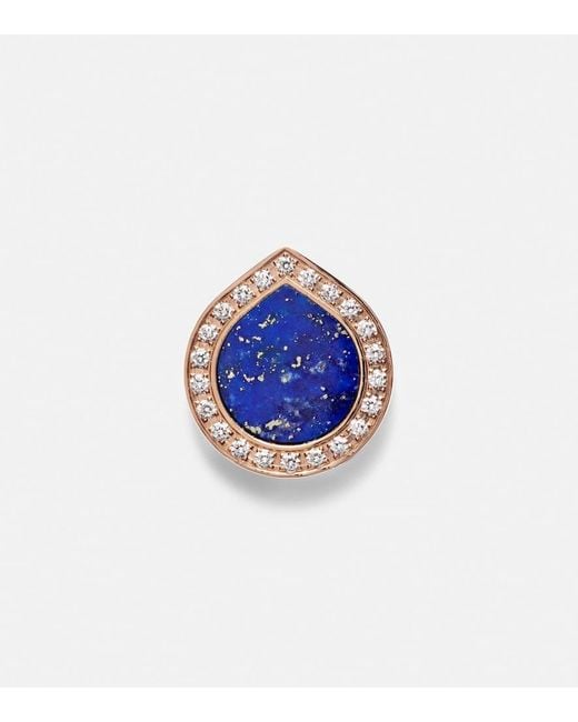 Repossi Blue Antifer 18Kt Stud Earrings With Lapis Lazuli And Diamonds