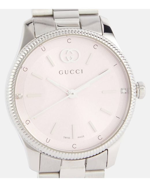 Montre G-Timeless 29mm Gucci en coloris White