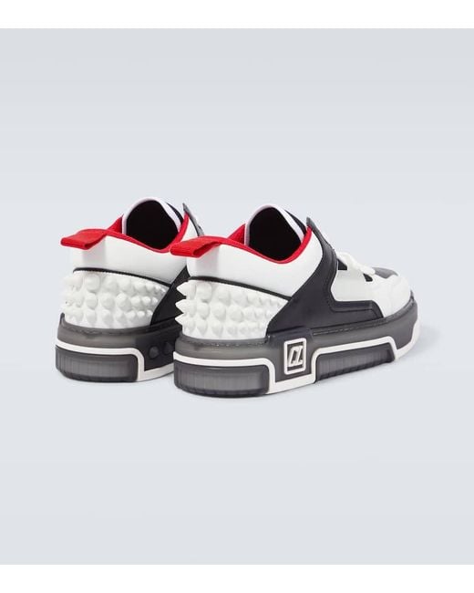 Zapatillas Astroloubi Con Piel Christian Louboutin de hombre de color White