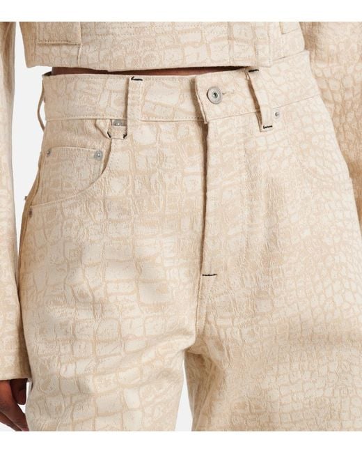 I Pantaloni Larghi di Jacquemus in Natural
