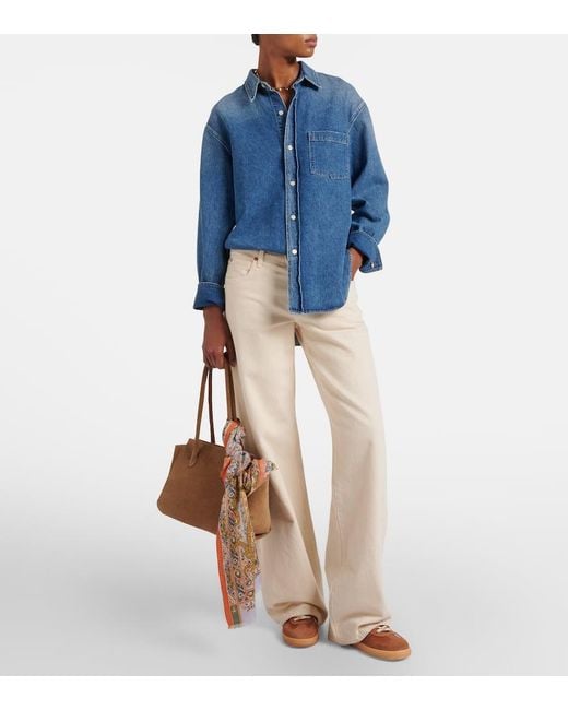 Hogan Brown Cool Suede-Trimmed Leather Sneakers