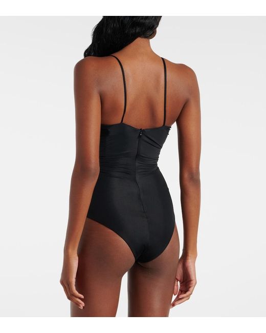 Christopher Esber Black Molded Venus Bodysuit