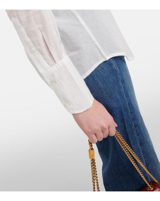 Nili Lotan White Cotton Shirt
