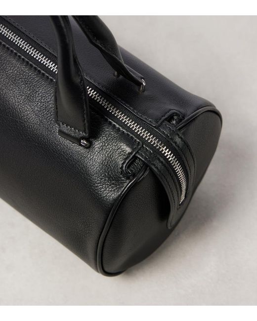 The Row Black Edith Leather Shoulder Bag