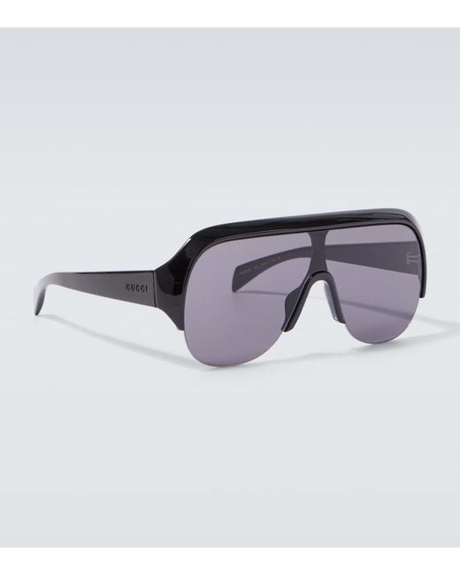 Gucci Blue Flat-Top Sunglasses for men