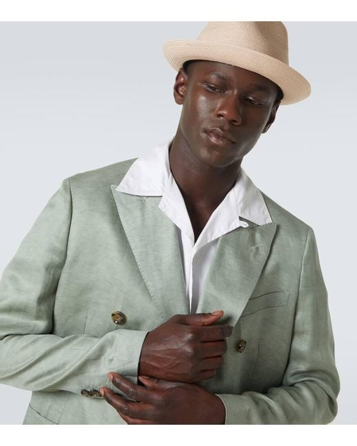 Cappello Panama di Borsalino in Natural da Uomo