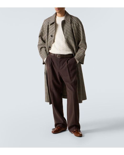 arch4 White Duke Street Cable-Knit Cashmere Sweater for men