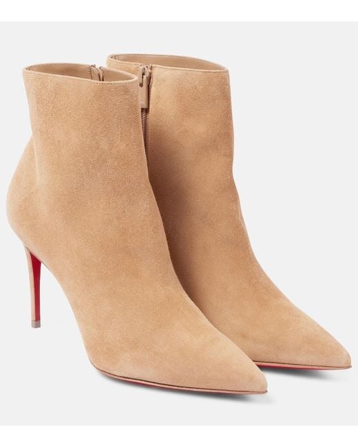 Bottines So Kate 85 En Daim Christian Louboutin en coloris Natural